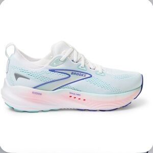 Brooks Women's White and Teal Athletic Shoes